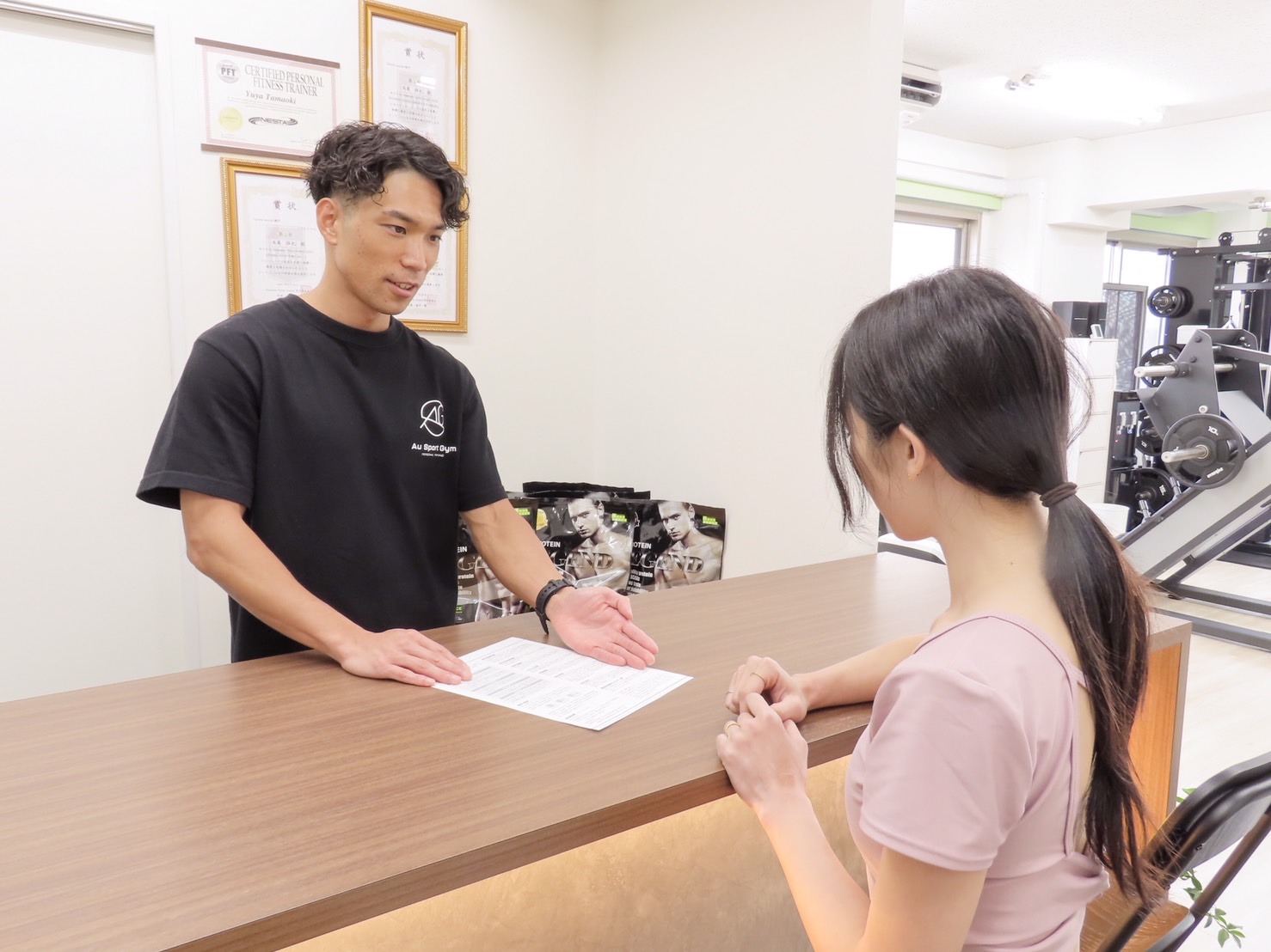 コース選択の様子